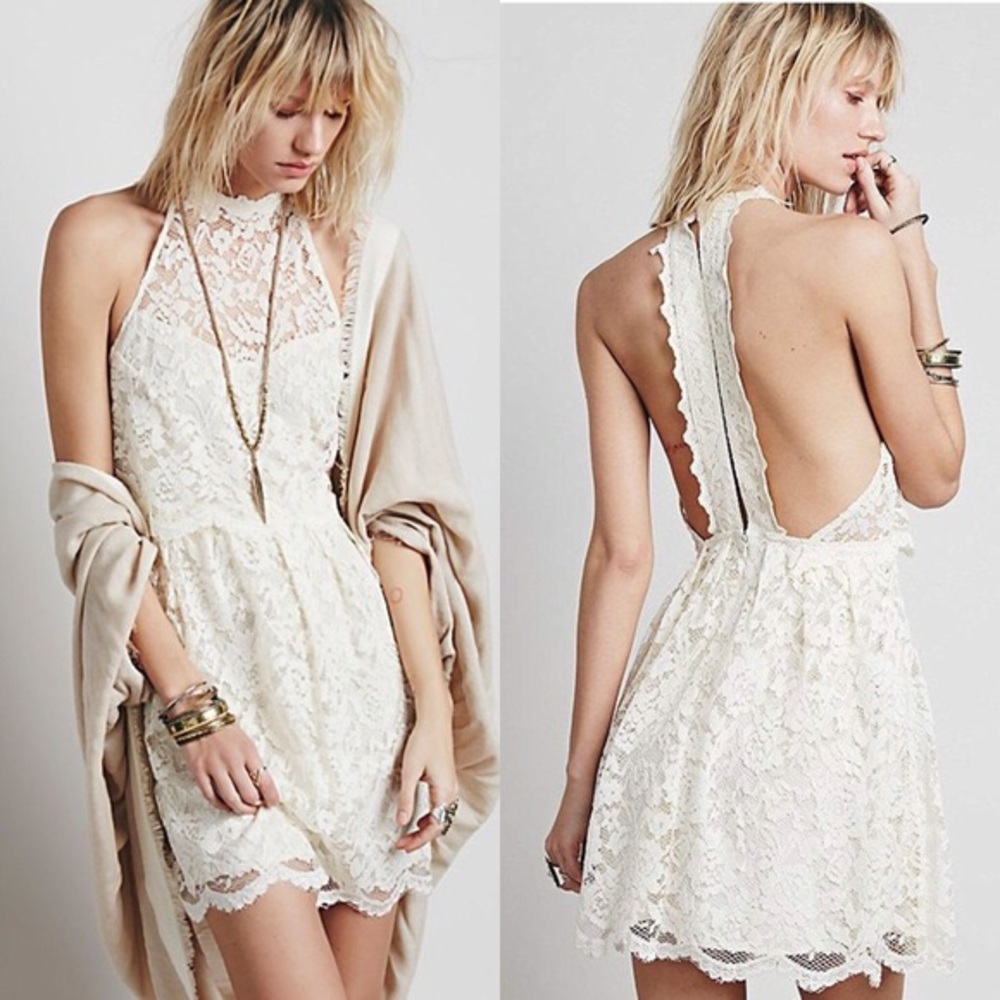Free People Lost in a Dream Dress in Ivory